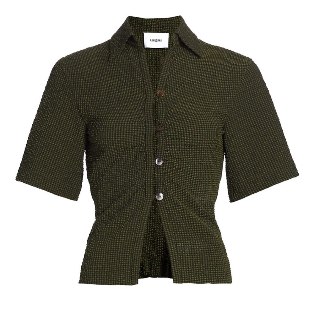Nanushka saff short sleeve top